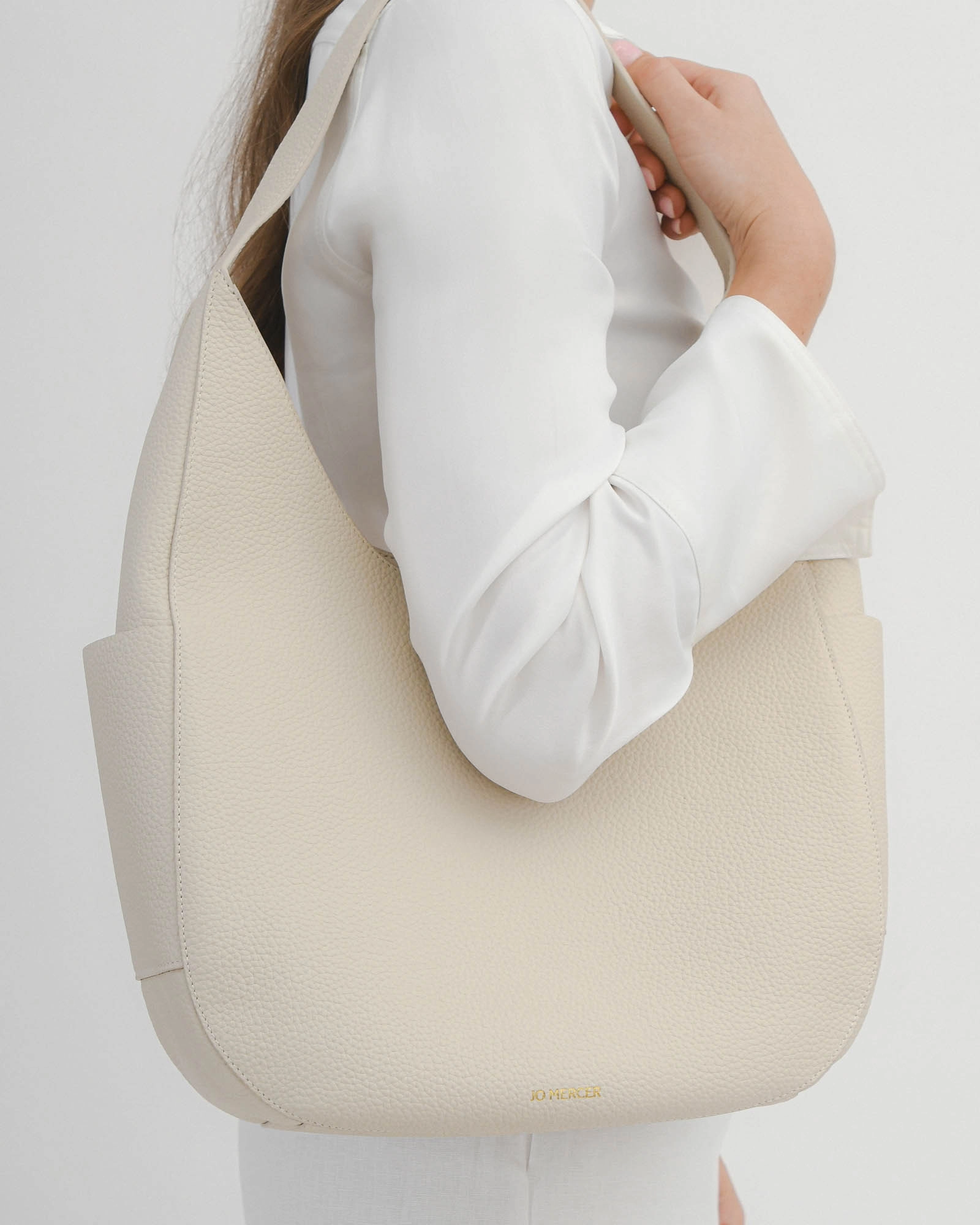 ANTONIA TOTE BAG OFF WHITE LEATHER