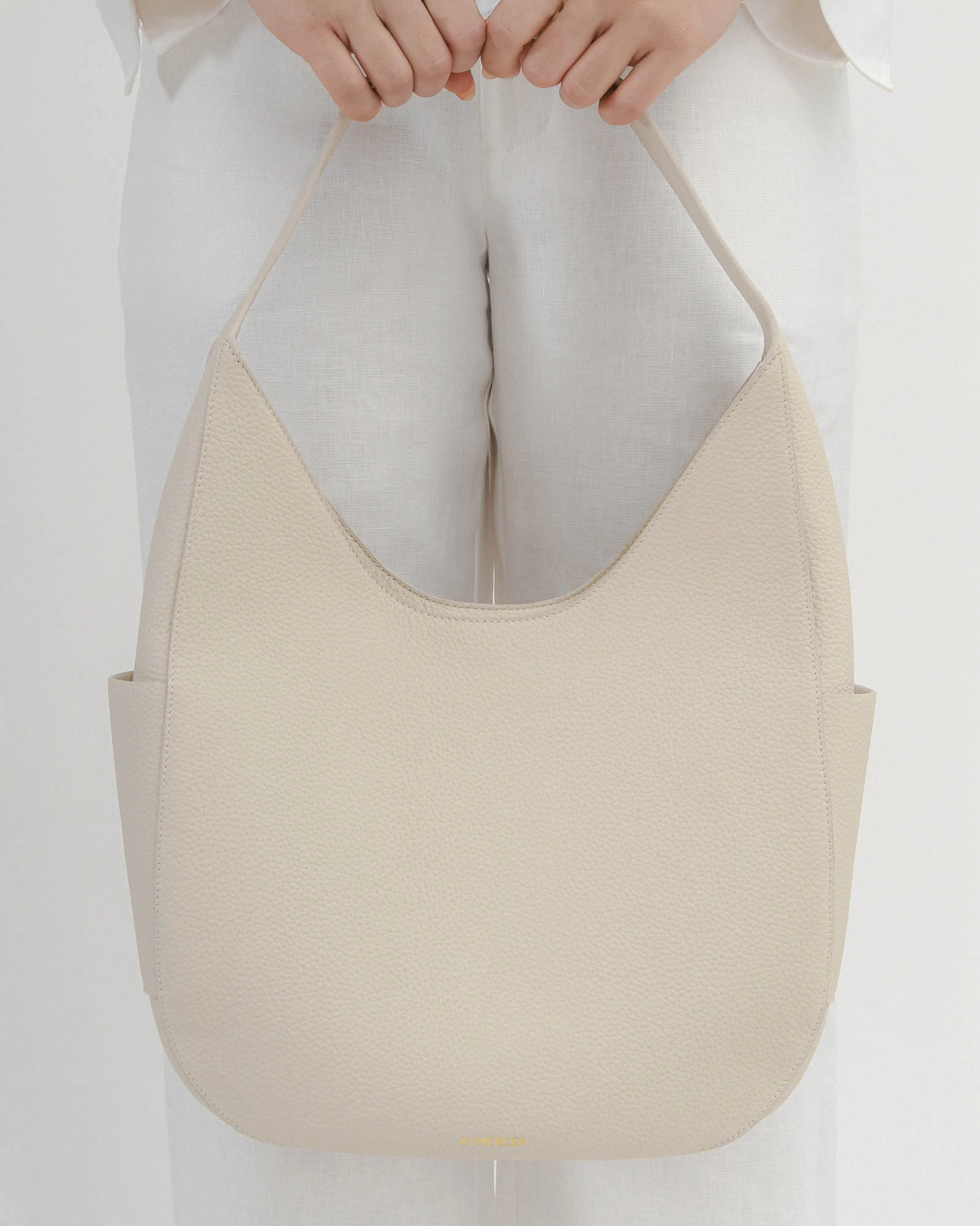 ANTONIA TOTE BAG OFF WHITE LEATHER