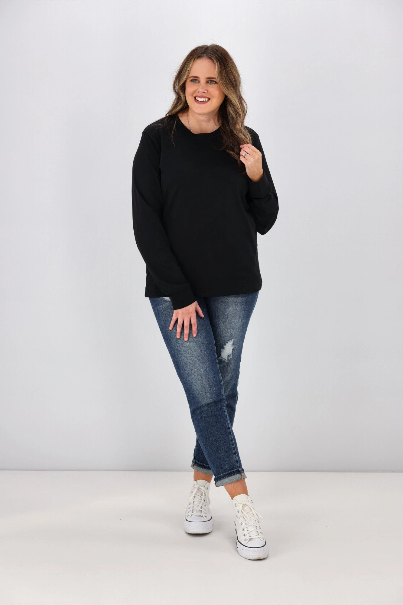 As Colour Dice Long sleeve Tee Black