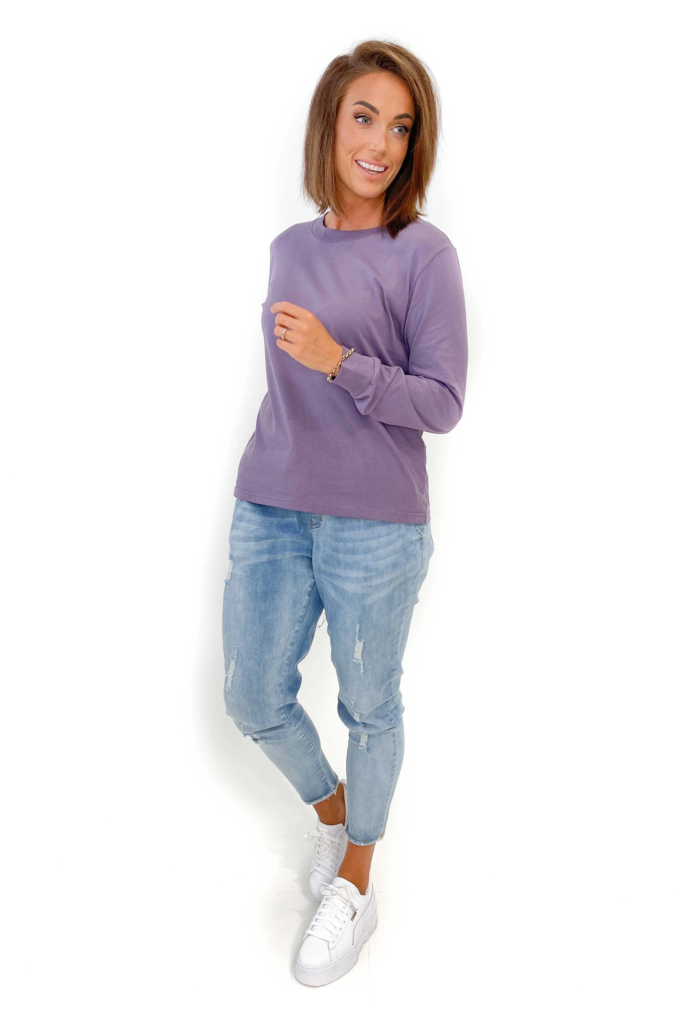 As Colour Dice Long sleeve Tee Mauve
