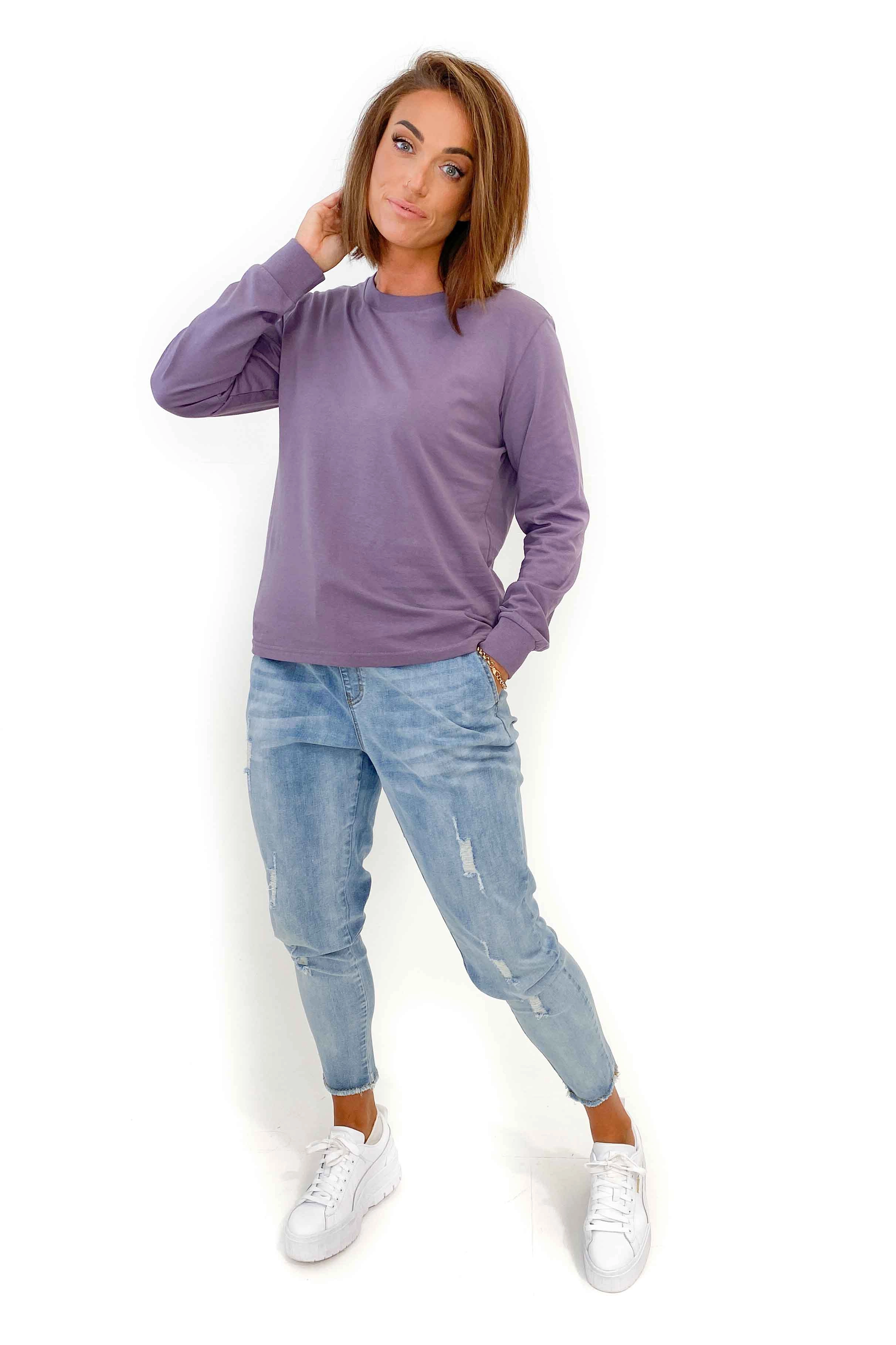 As Colour Dice Long sleeve Tee Mauve