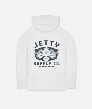 Bullshark UV Hoodie - White