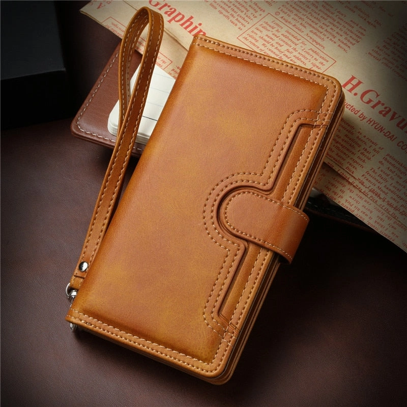 Case For Samsung Galaxy S20 S20 Plus S20 Ultra Silicone Solid Color Flip Wallet