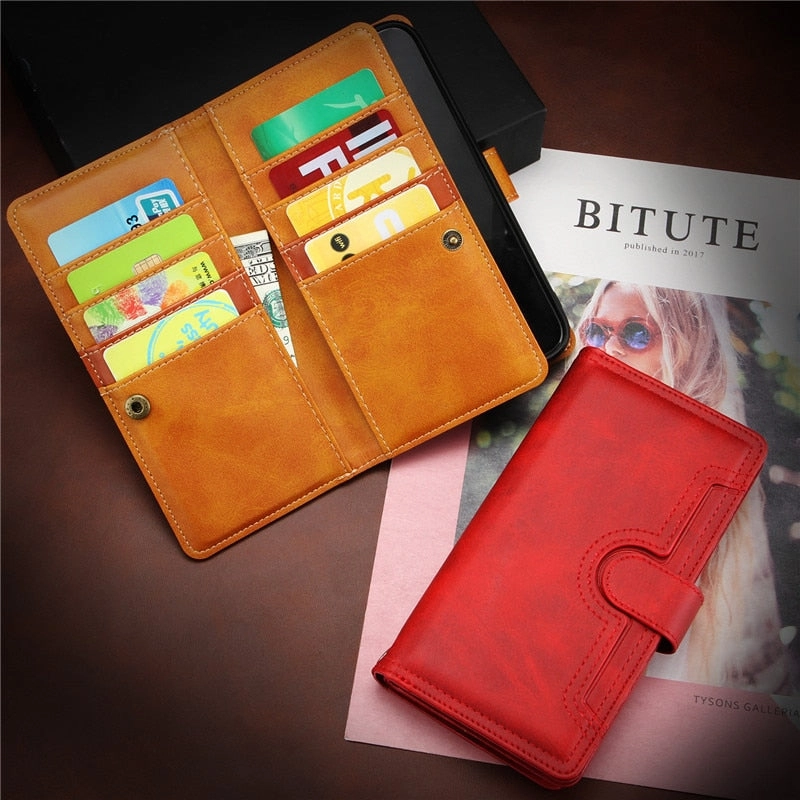 Case For Samsung Galaxy S20 S20 Plus S20 Ultra Silicone Solid Color Flip Wallet