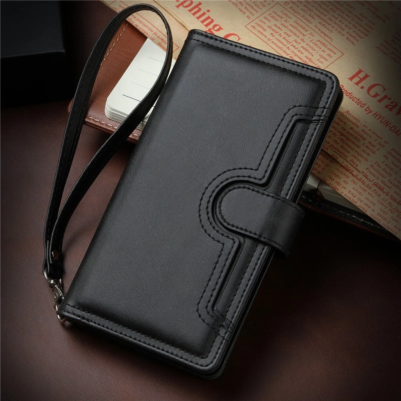 Case For Samsung Galaxy S20 S20 Plus S20 Ultra Silicone Solid Color Flip Wallet