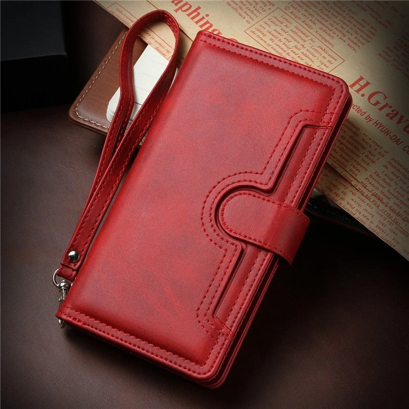 Case For Samsung Galaxy S20 S20 Plus S20 Ultra Silicone Solid Color Flip Wallet