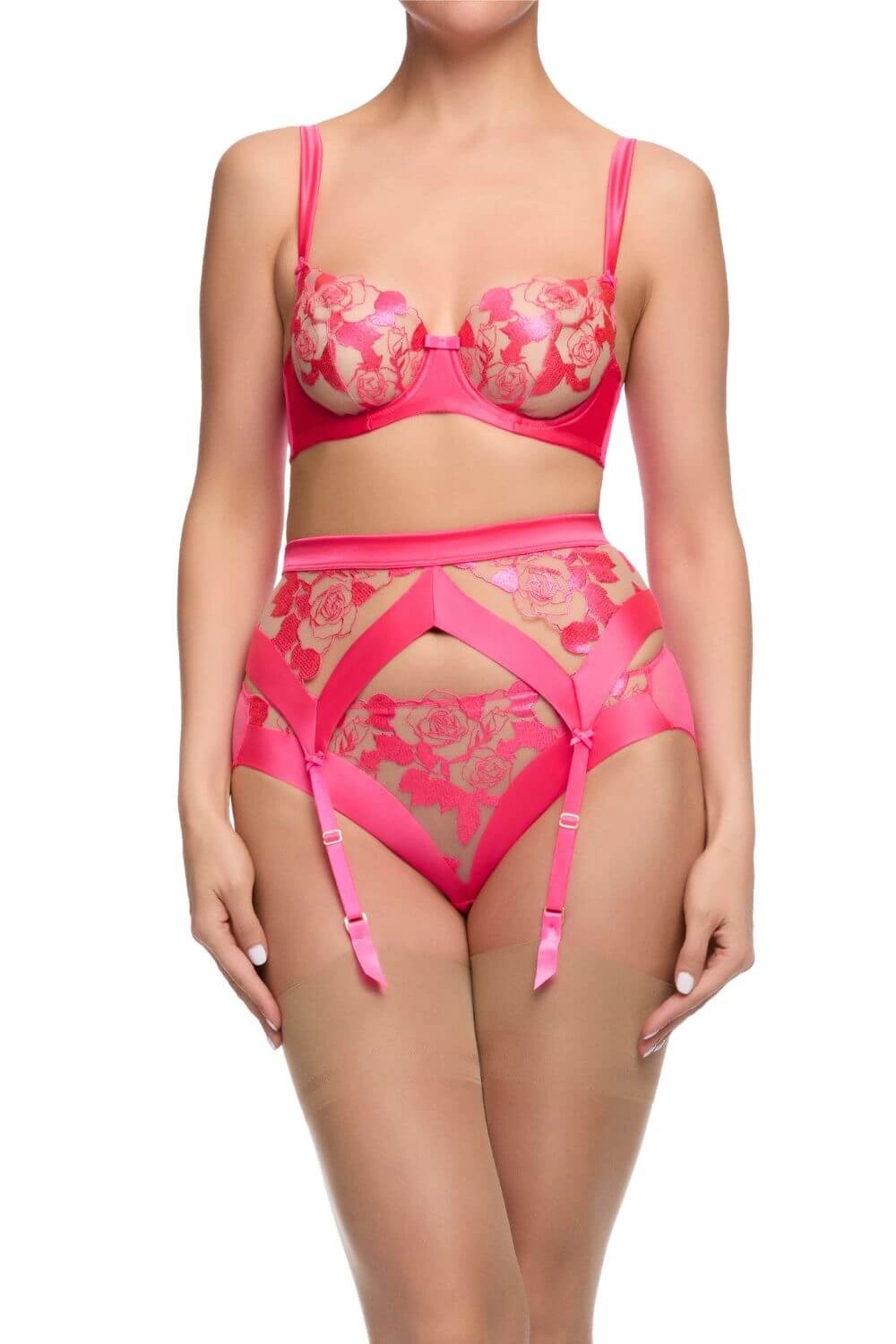Dita Von Teese Rosabelle Sheer G-String Panty Pink Pizazz