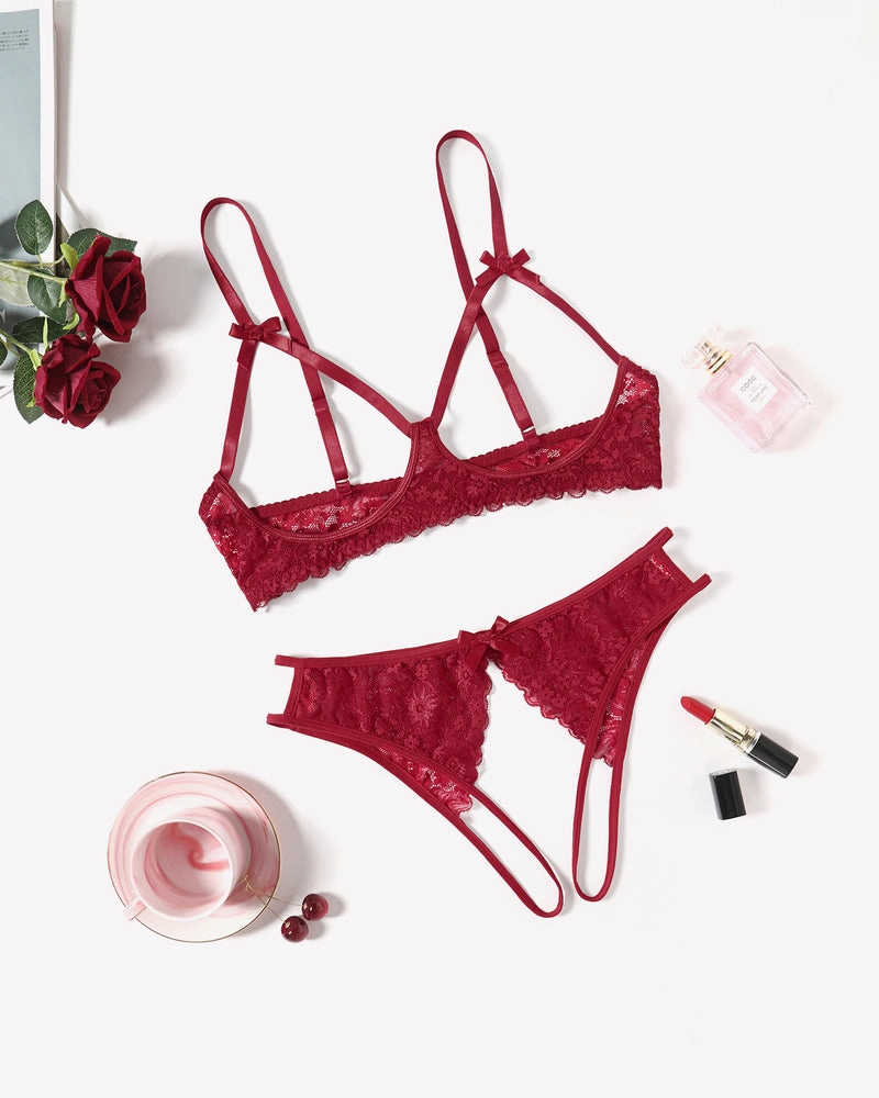 Exotic Lingerie 2 Pieces Bra Panty Set