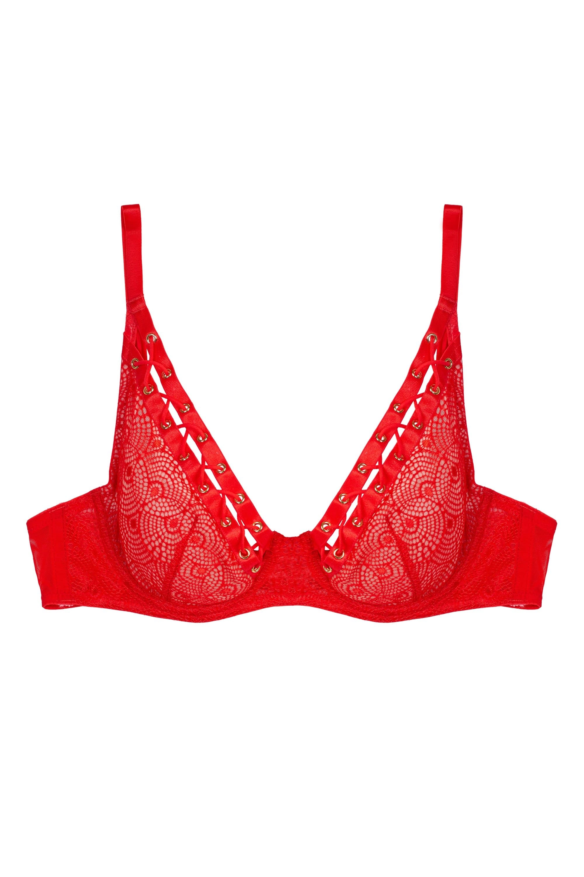 Florence Red High Apex Bra