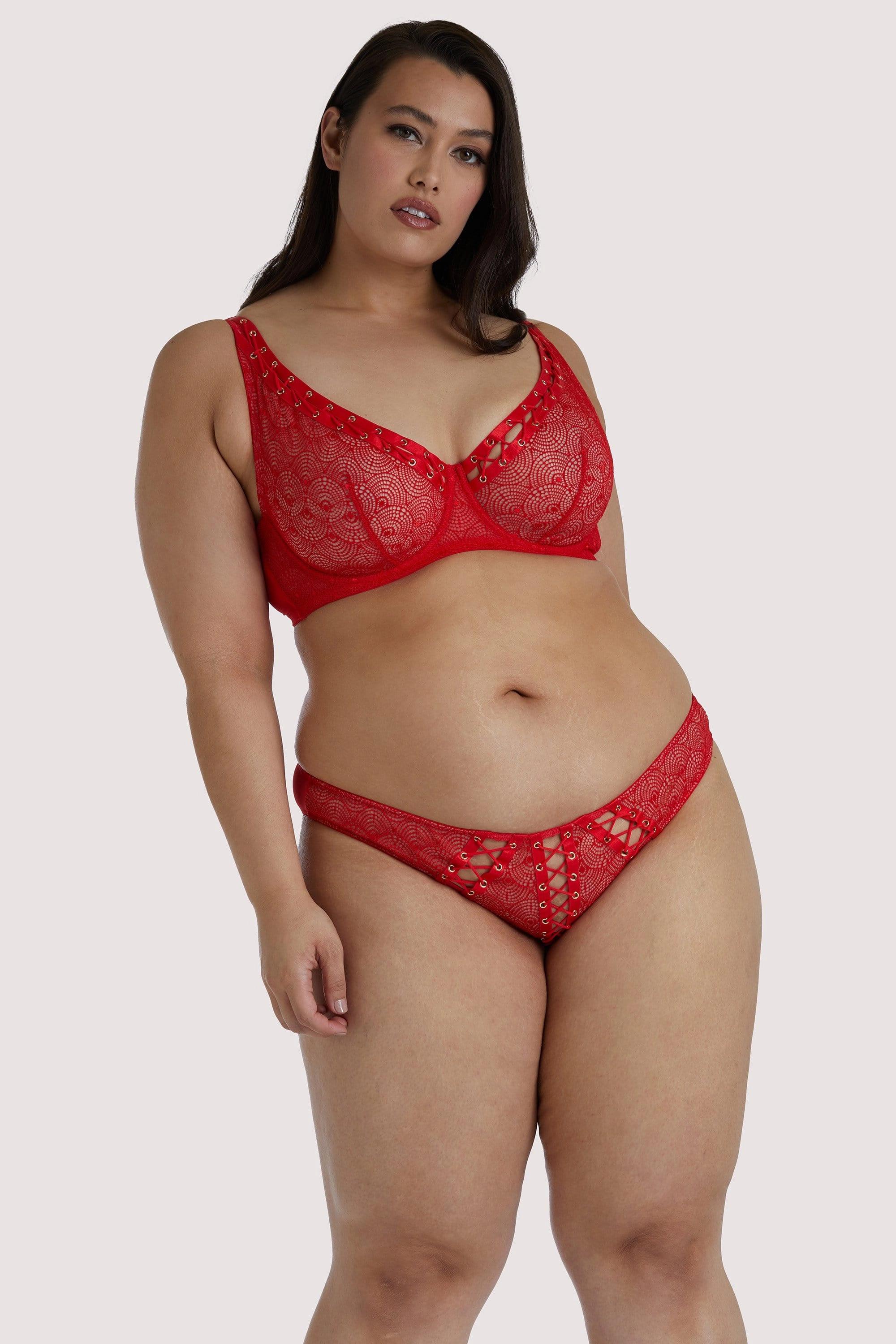 Florence Red High Apex Bra