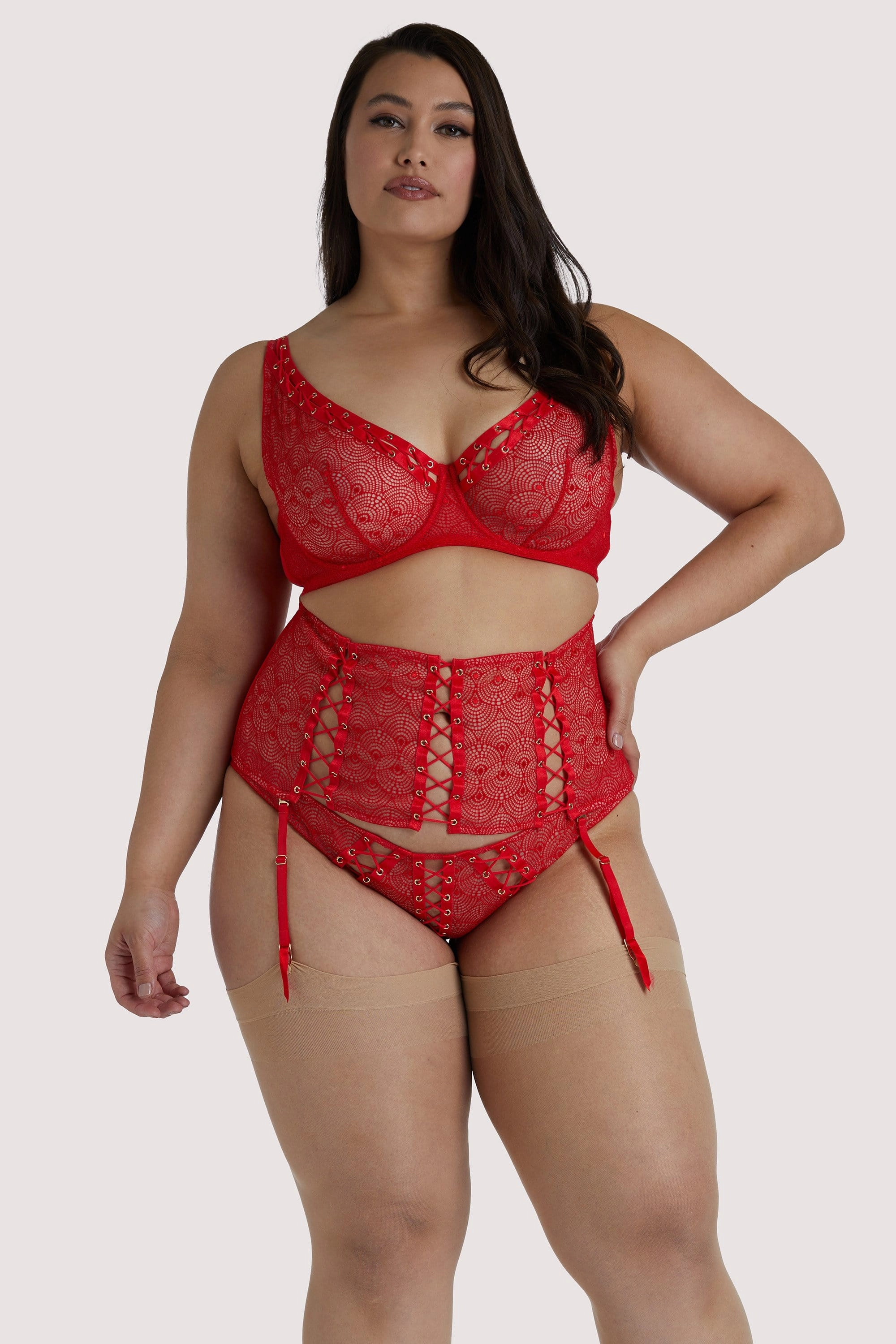 Florence Red High Apex Bra