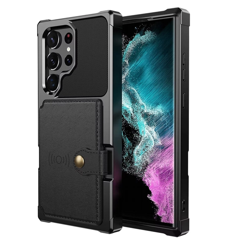For Galaxy S25 S24 S23 Ultra S25 Plus Credit Card Case Cover