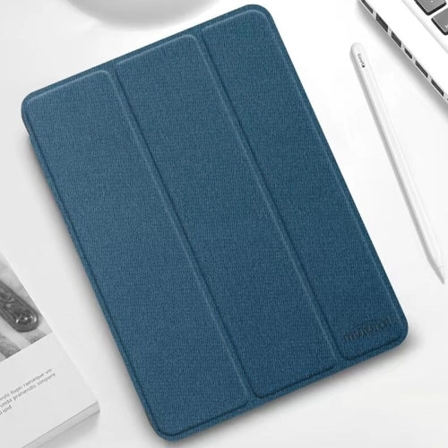 For iPad Mini Mutural YASHI Series Cloth Pattern Texture Horizontal Flip Tablet Case