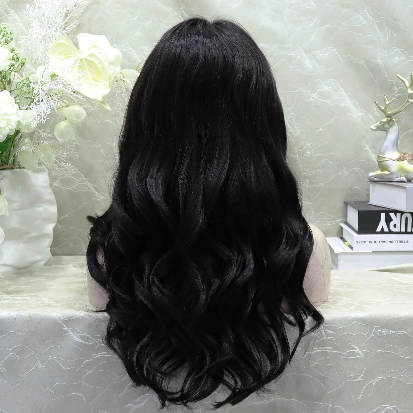 IMstyle jet black with 13*4 free parting lace front wigs NH37t0-jet black(13*4)