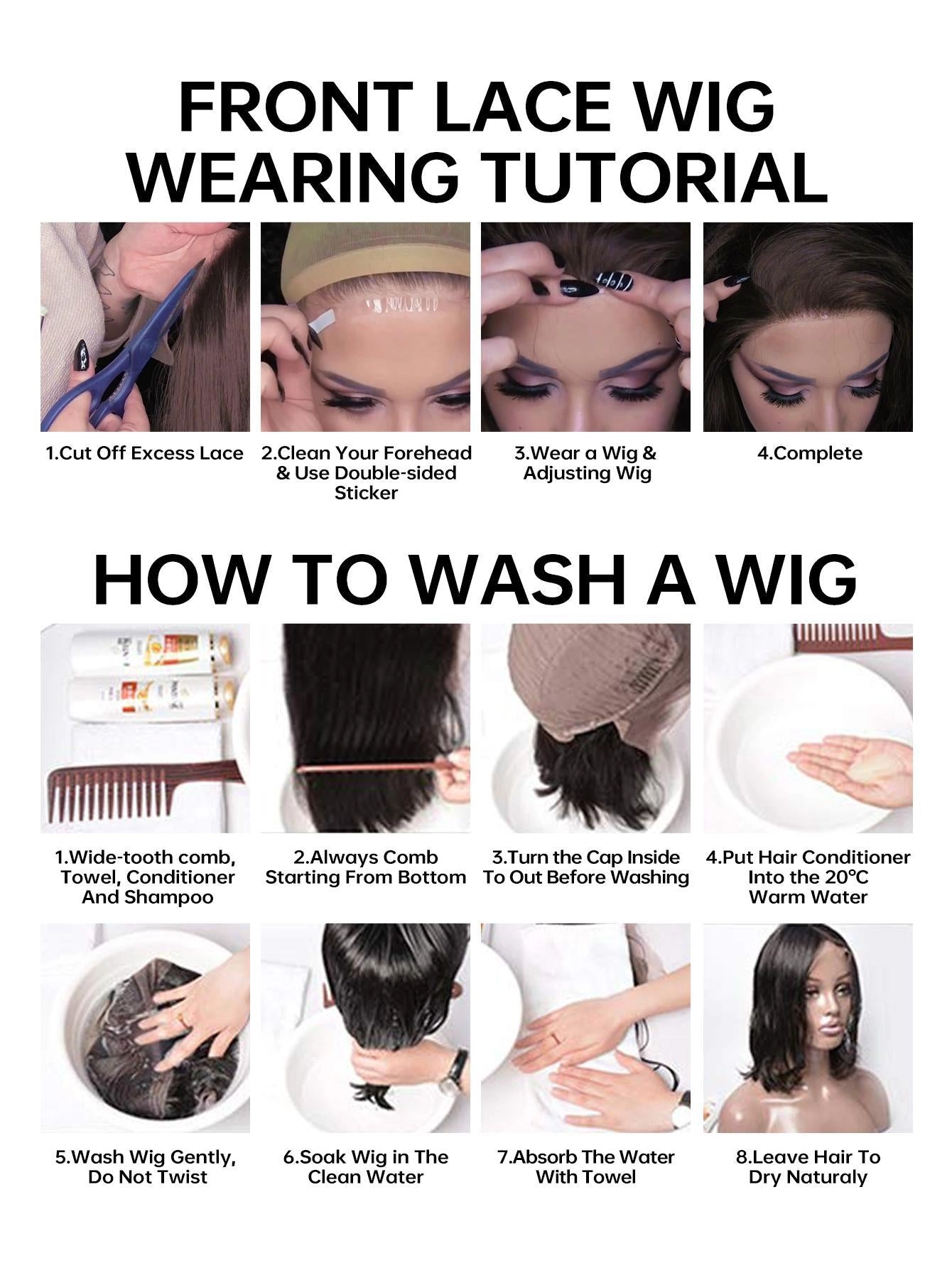 IMstyle jet black with 13*4 free parting lace front wigs NH37t0-jet black(13*4)