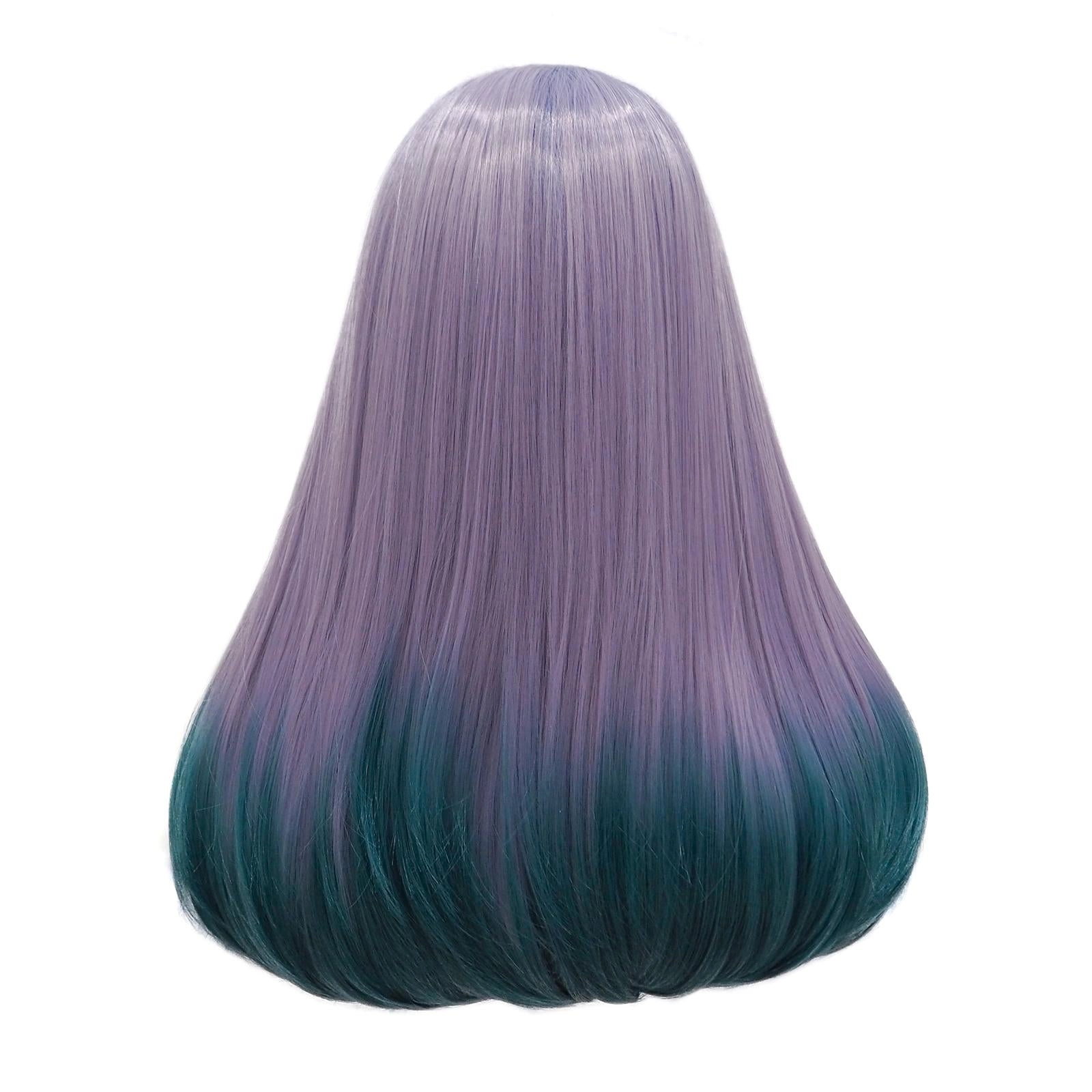 IMstyle Purple Wigs Blue Ends 13*2 free parting Lace front Wig Pride Party Wig-S-W88361-2116-02