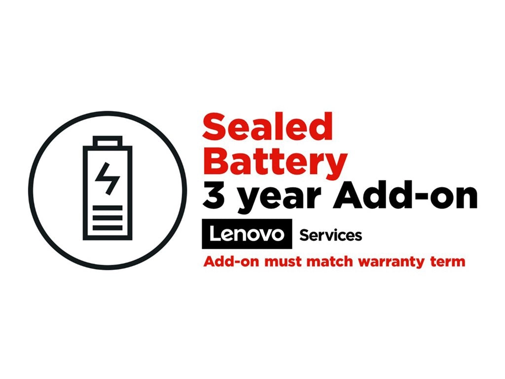 Lenovo Sealed Battery Add On - Battery replacement - 3 years - for ThinkPad C14 Gen 1 Chromebook; L13 Yoga Gen 4; L15 Gen 4; 5WS0A23013
