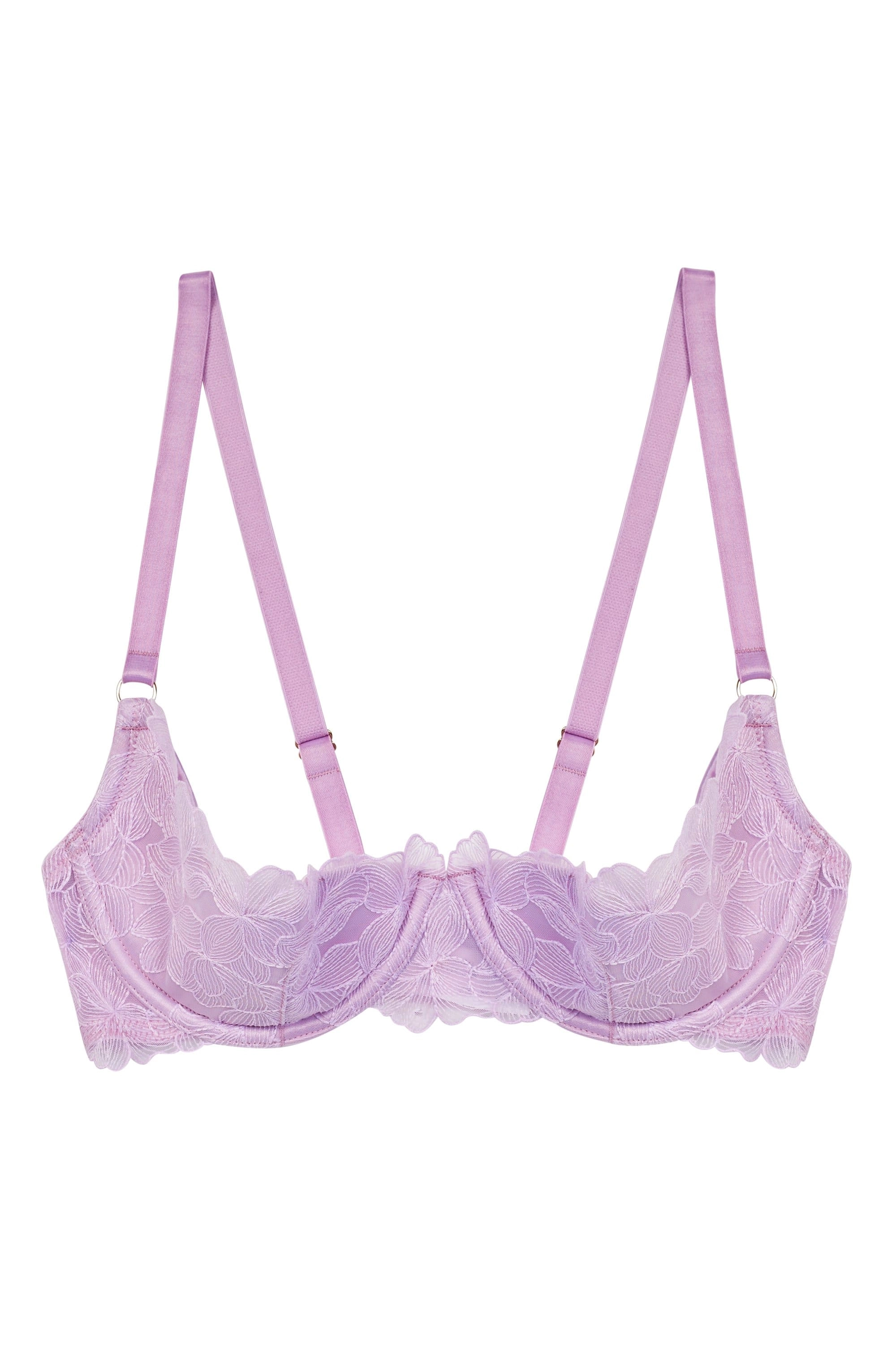 Lila Lilac Quarter Cup Bra