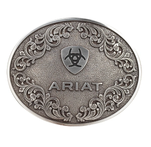 M&F Ariat Oval Smooth Edge Scroll Buckle A37012