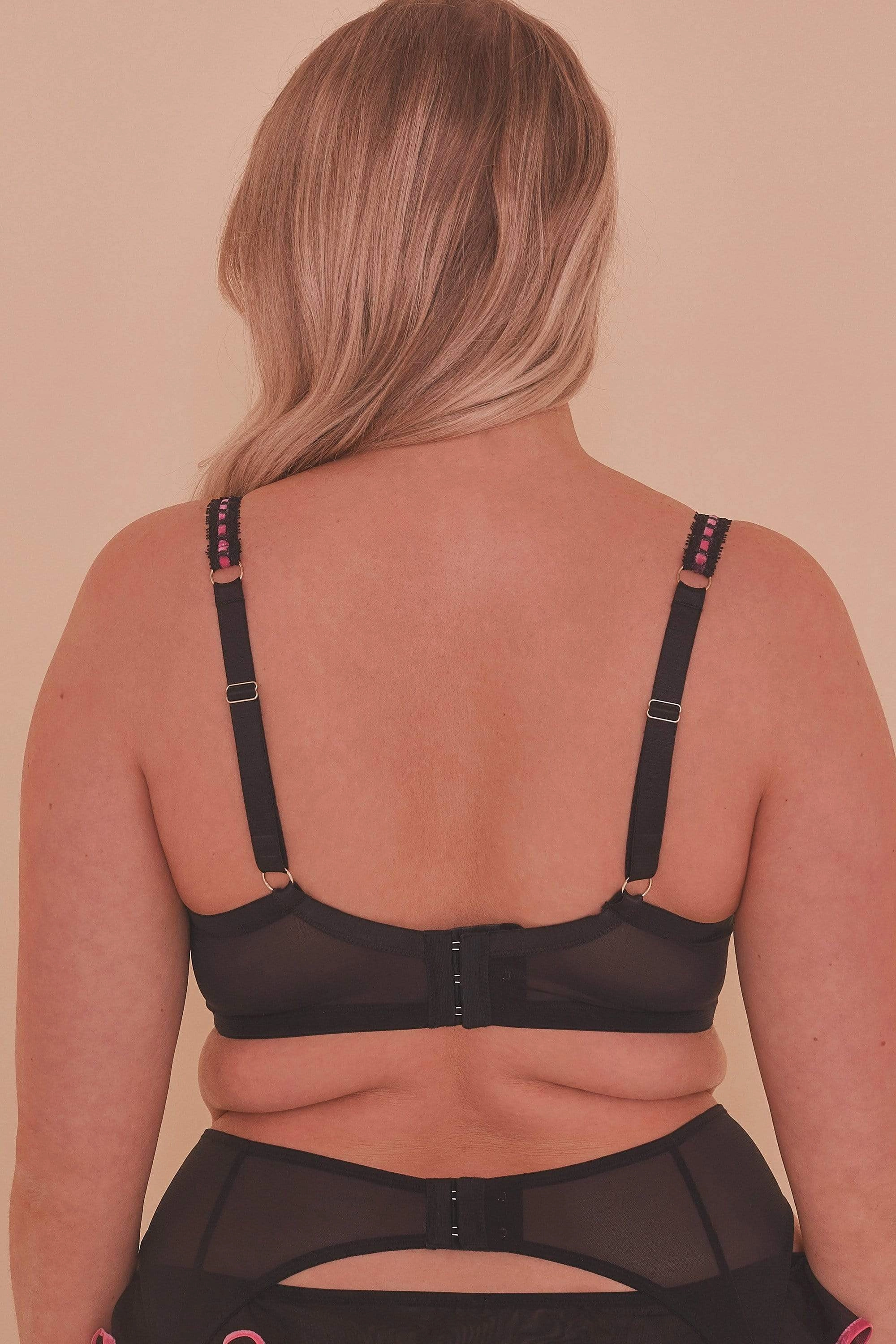 Monica Ribbon Slot Lace Bra