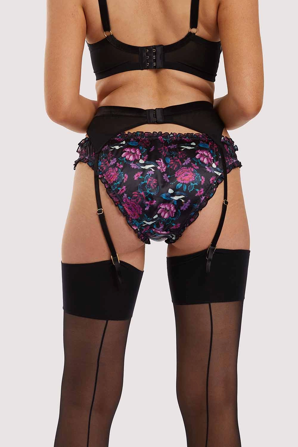 Noriko Crane Print Suspender