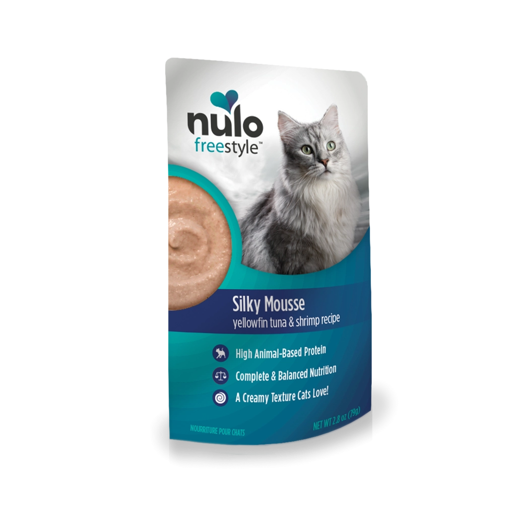 Nulo FreeStyle Silky Mousse Yellowfin Tuna & Shrimp Recipe for Cats