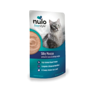 Nulo FreeStyle Silky Mousse Yellowfin Tuna & Shrimp Recipe for Cats