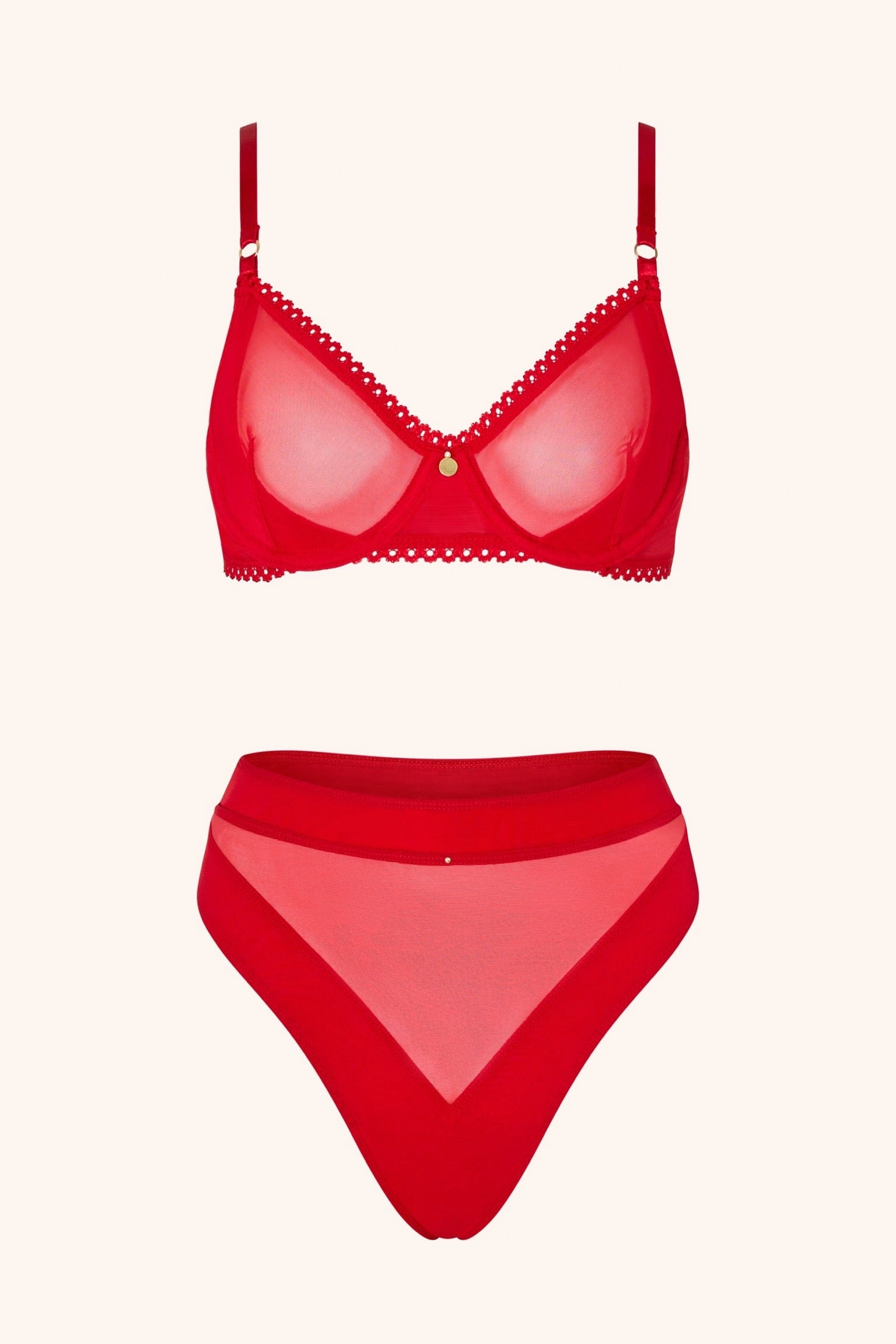 Push Up Bra Red