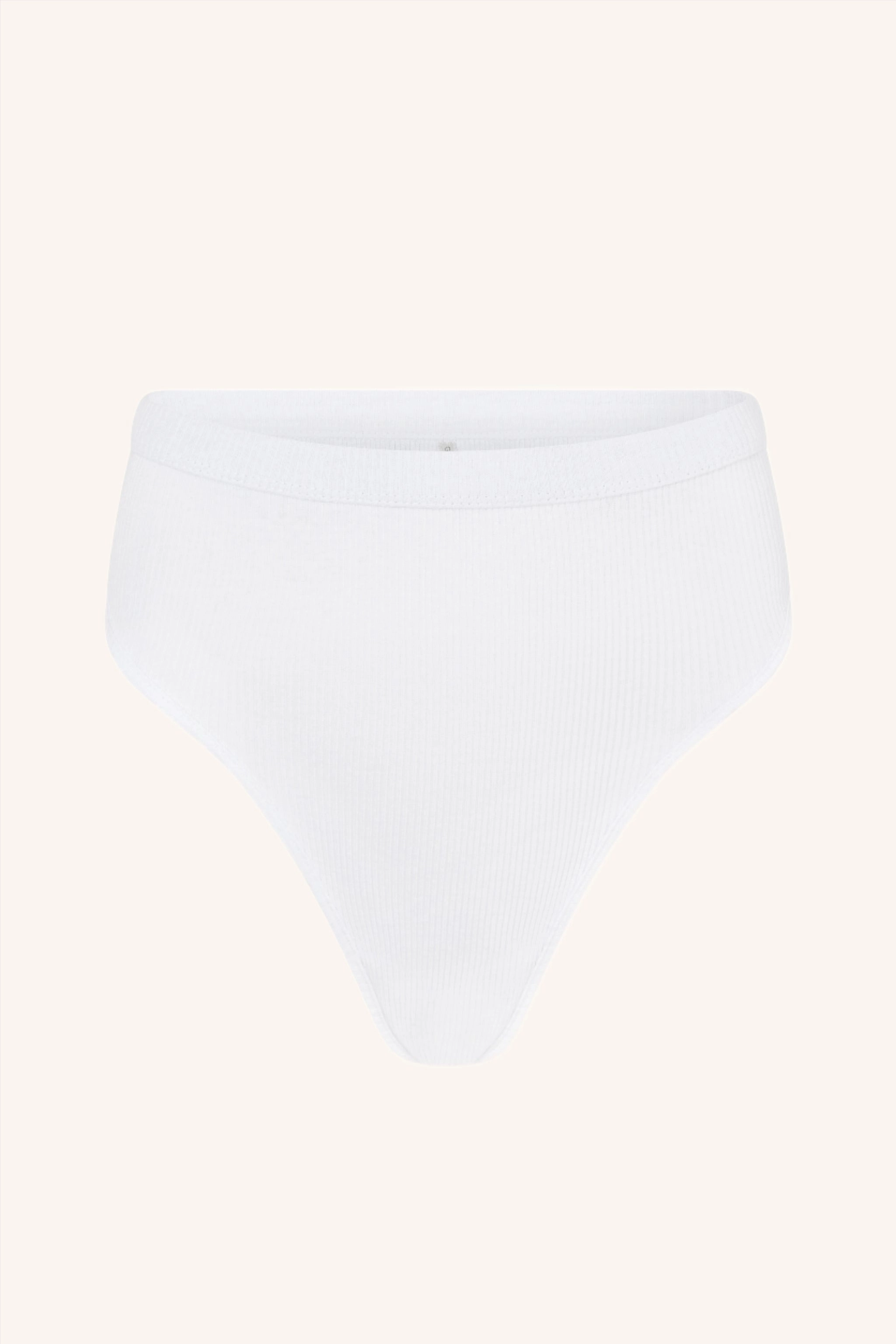 Rib Briefs White