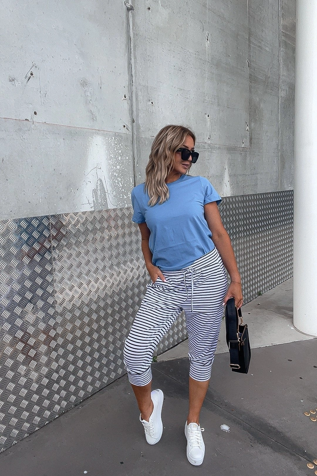 Shine On Essentials Tee Blue