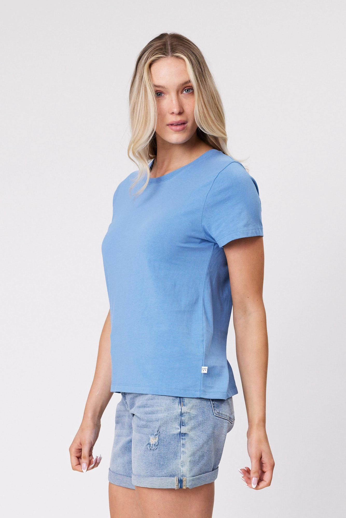Shine On Essentials Tee Blue
