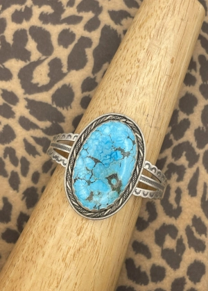 Sterling Silver Turquoise Cuff Bracelet