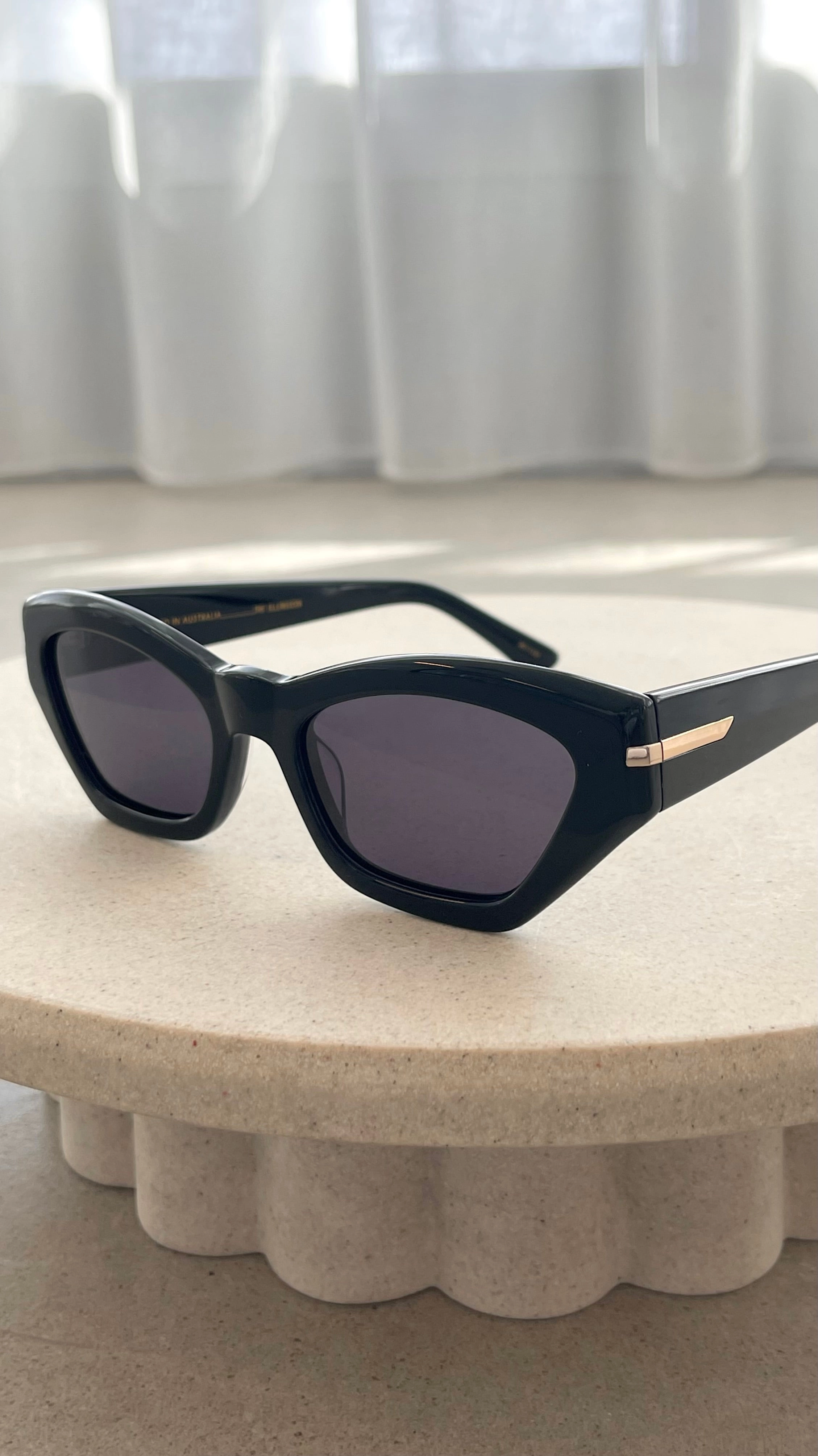 The Ellingson Sunglasses - Black Jet