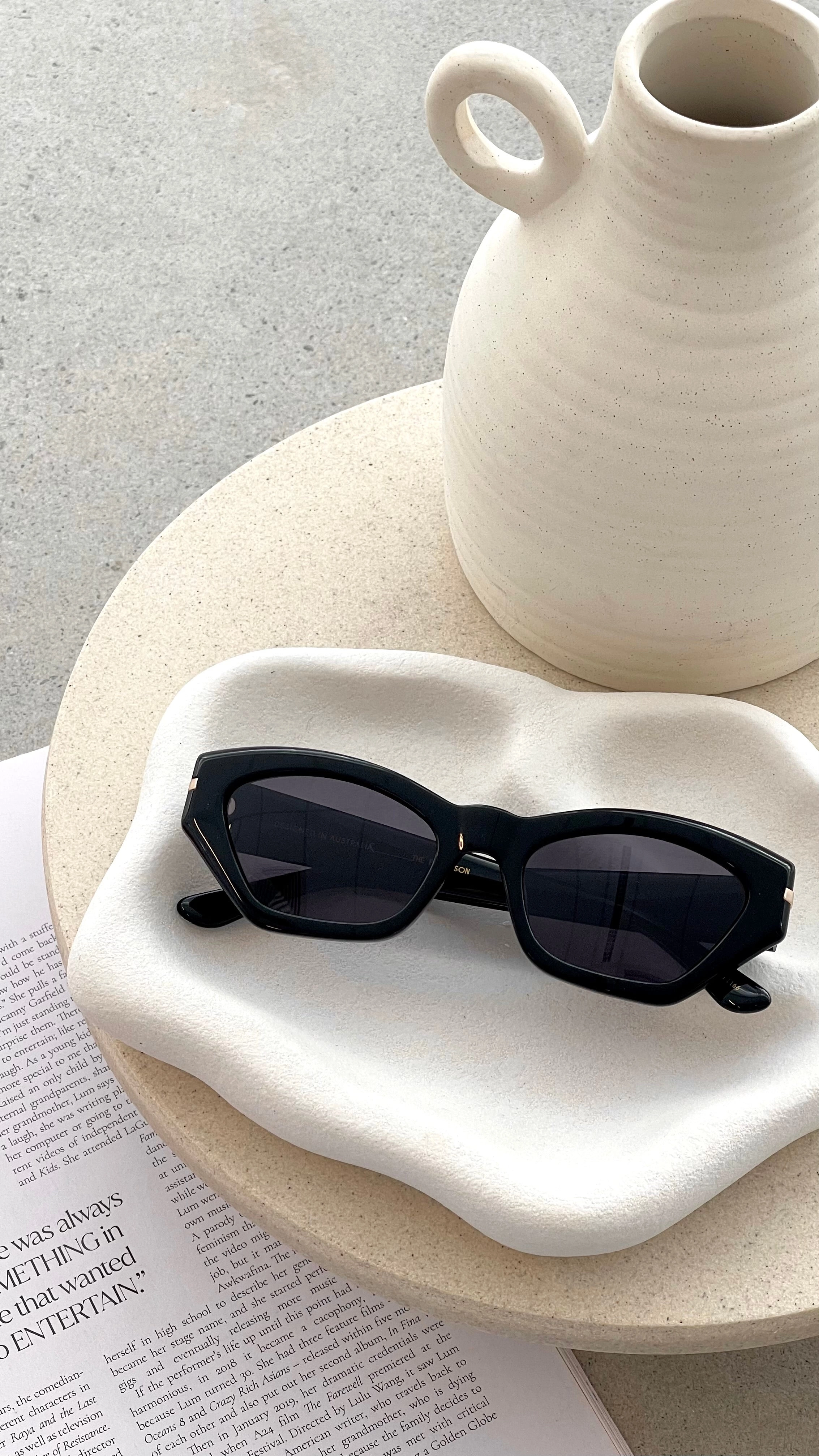 The Ellingson Sunglasses - Black Jet