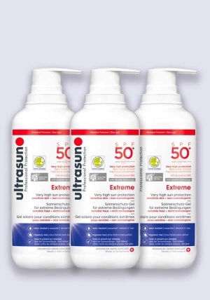 Ultrasun Extreme SPF 50  400ml - 3 Pack Saver