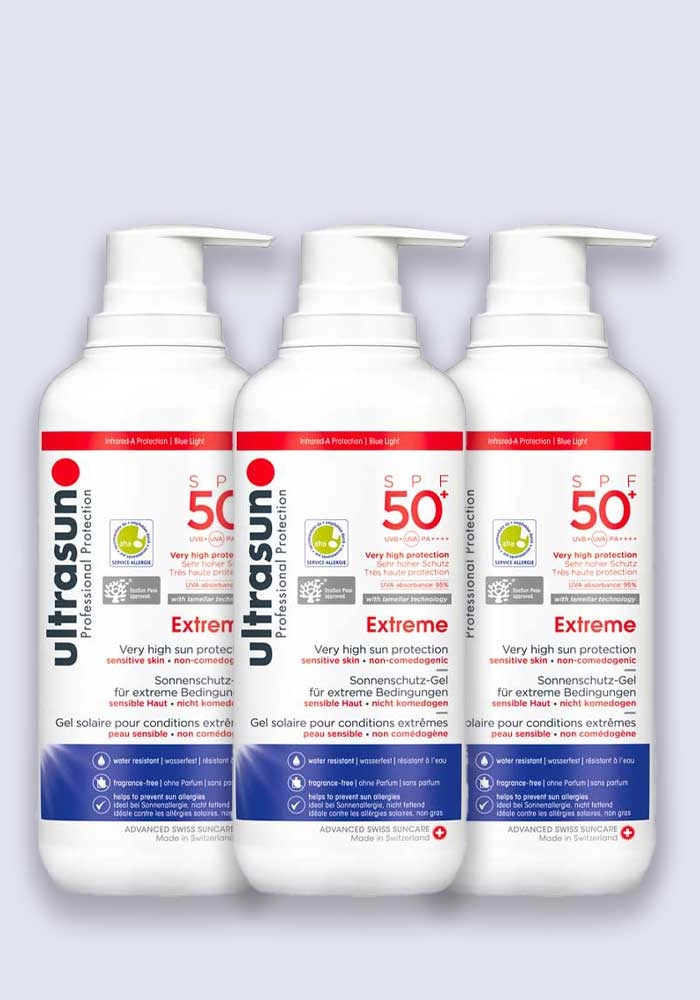 Ultrasun Extreme SPF 50  400ml - 3 Pack Saver