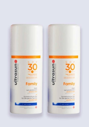 Ultrasun Family SPF 30 100ml - 2 Pack Saver