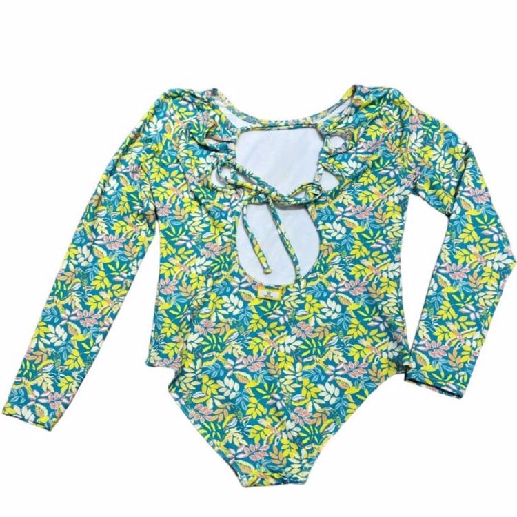 Women Surfsuit Blue Toucan - ملابس سباحة